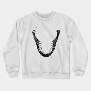 Human Jaw Skeleton Crewneck Sweatshirt